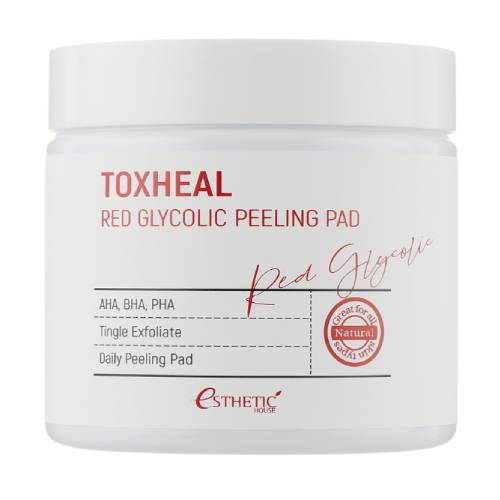 Toxheal Red Glyucolic Peeling Face Disks, 100 Count