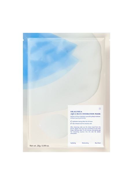 Face Mask Fabric Moisturizing Aqua Blue Hydration Mask 1 Nos.18 Gr.