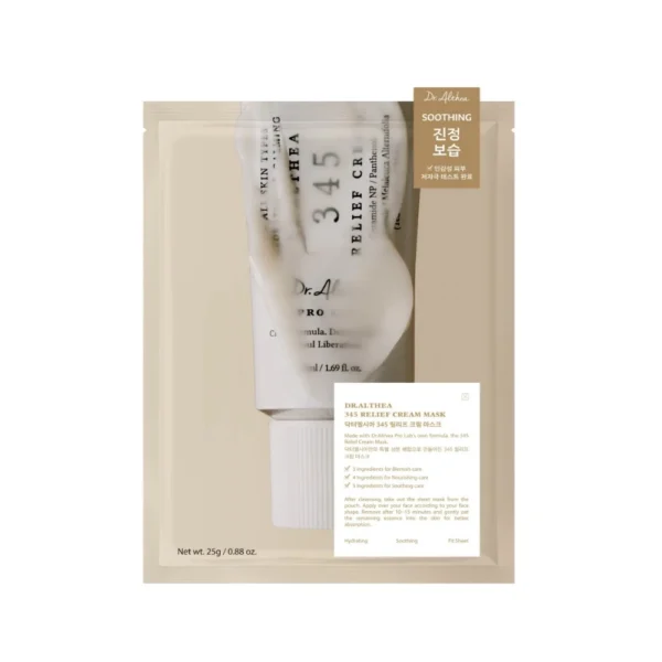Face Mask Dr. Althea 345 Relief Cream Mask 1 Pcs, 28 G