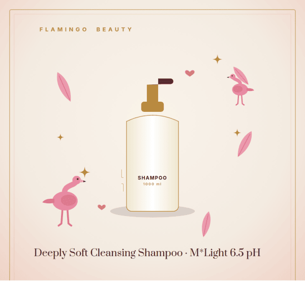 Deeply Soft Cleansing Shampoo · M*Light 6.5 pH