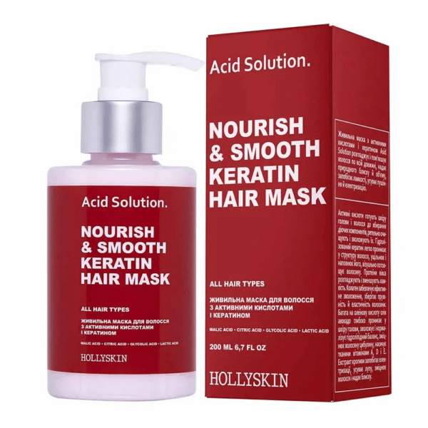 Nourishing Hair Mask With Acids And Kerating 200 Ml.