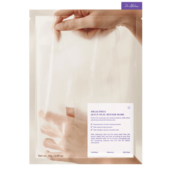 Fabric Face Mask To Strengthen Thebarrier Skin Dr.Althea Jelly Seal Repair Mask,1 Pcs X 28 G R