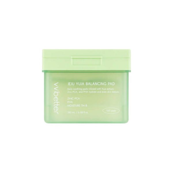 Toner Pedi Balancing With Yuzu Extract Vvbetter Jeju Yuja Balancing Pad, 180 Ml/120 Pcs