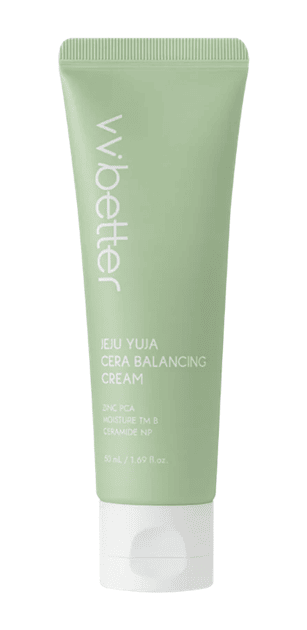 Balancing Cream With Yuzu Extract And Ceramides Vvbetter Jeju Yuja Cera Balancing Cream, 50 Ml