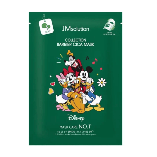 Woven Face Mask With Centelli Extract Disney Collection Barrier Cica Mask, 30 M