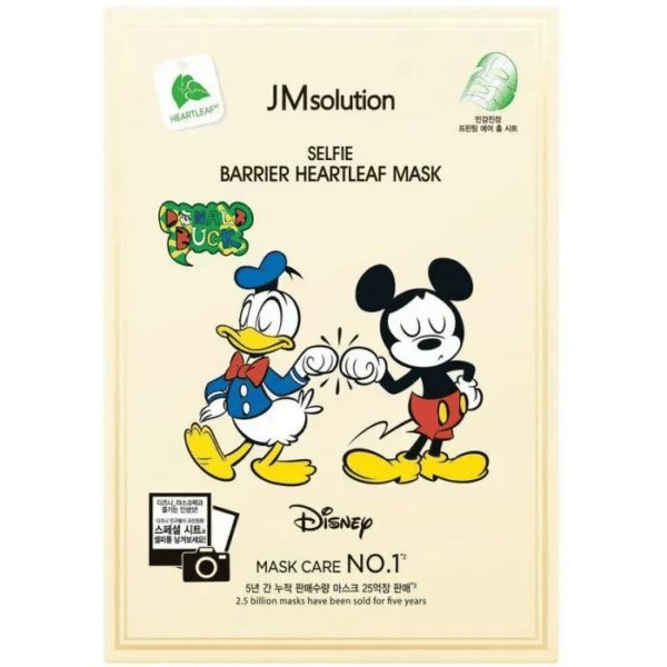 Disney Collection Selfie Barrier Heartleaf Mask, 30Ml