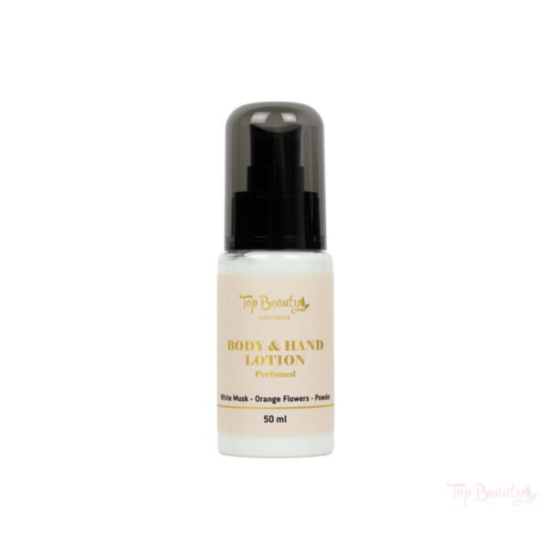 Hand And Body Lotion Perfumed 50 Ml. White Musk - Orange Flowers - Powder.