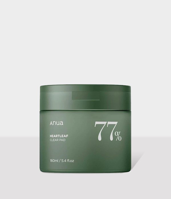 Heartleaf 77% Clear Pad 70Pcs Soothing Toning Pedas With Houttuyinia Extract