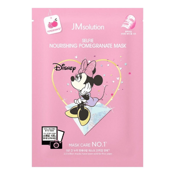 Firming Fabric Mask With Pomegranate Extract Disney Selfie Nourishing Pomegranate Mask, 30 Ml