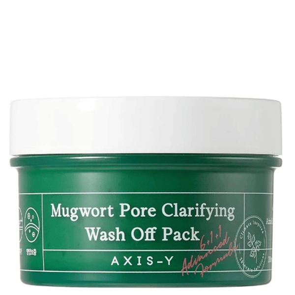 Y Mugwort Pore Clarifying Wash Off Pack Extract Cleansing Mask, 100 M