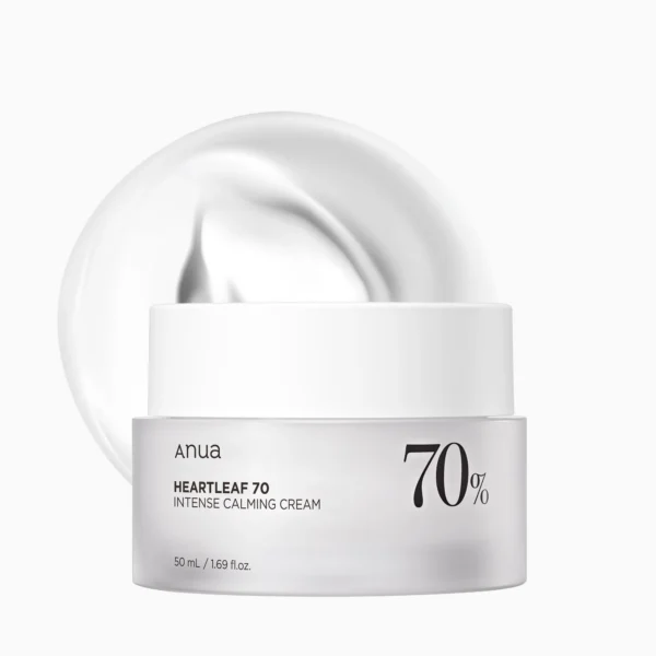 Heartleaf 70% Intense Calming Cream Soothing Face Cream With Houttuyinia Extract